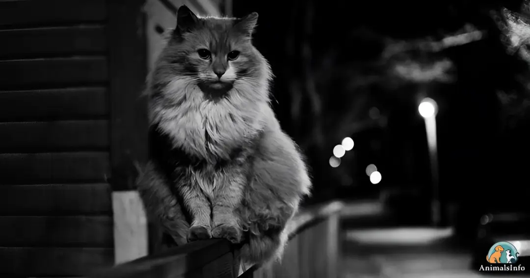 black smoke maine coon cat