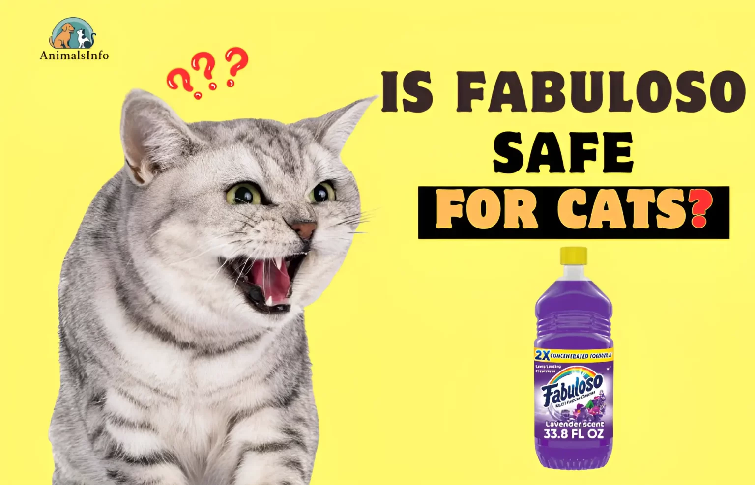 is fabuloso safe for cats