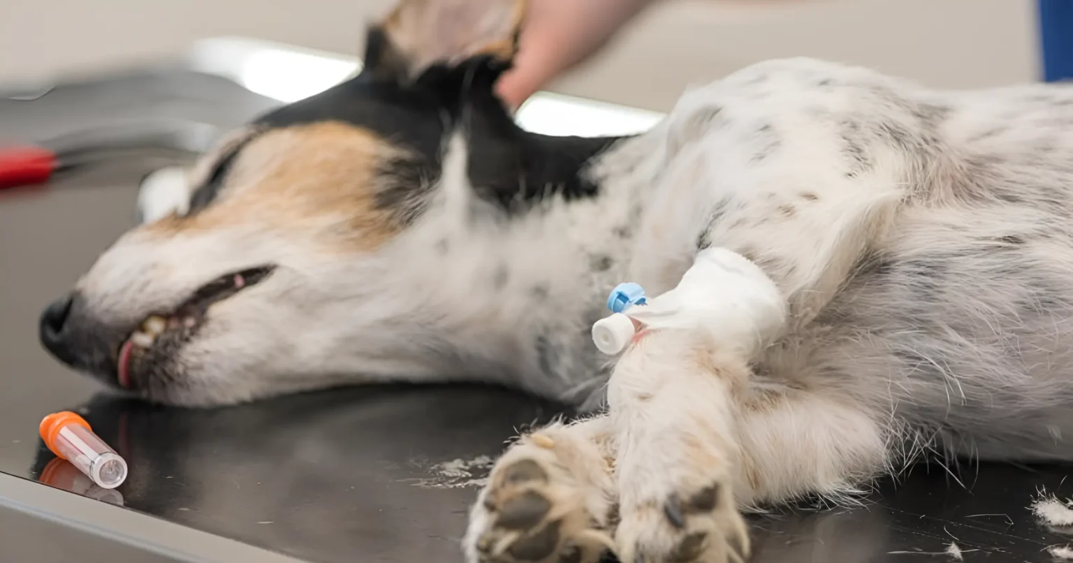 signs of anesthesia overdose in dogs