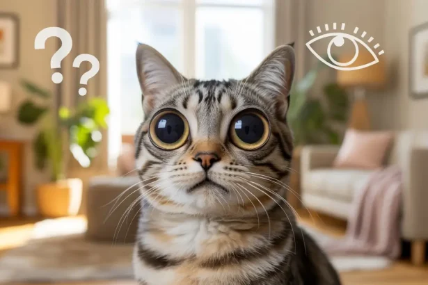 why are my cats eyes always dilated