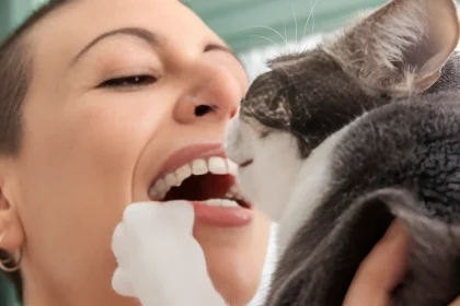 why does my cat lick my face