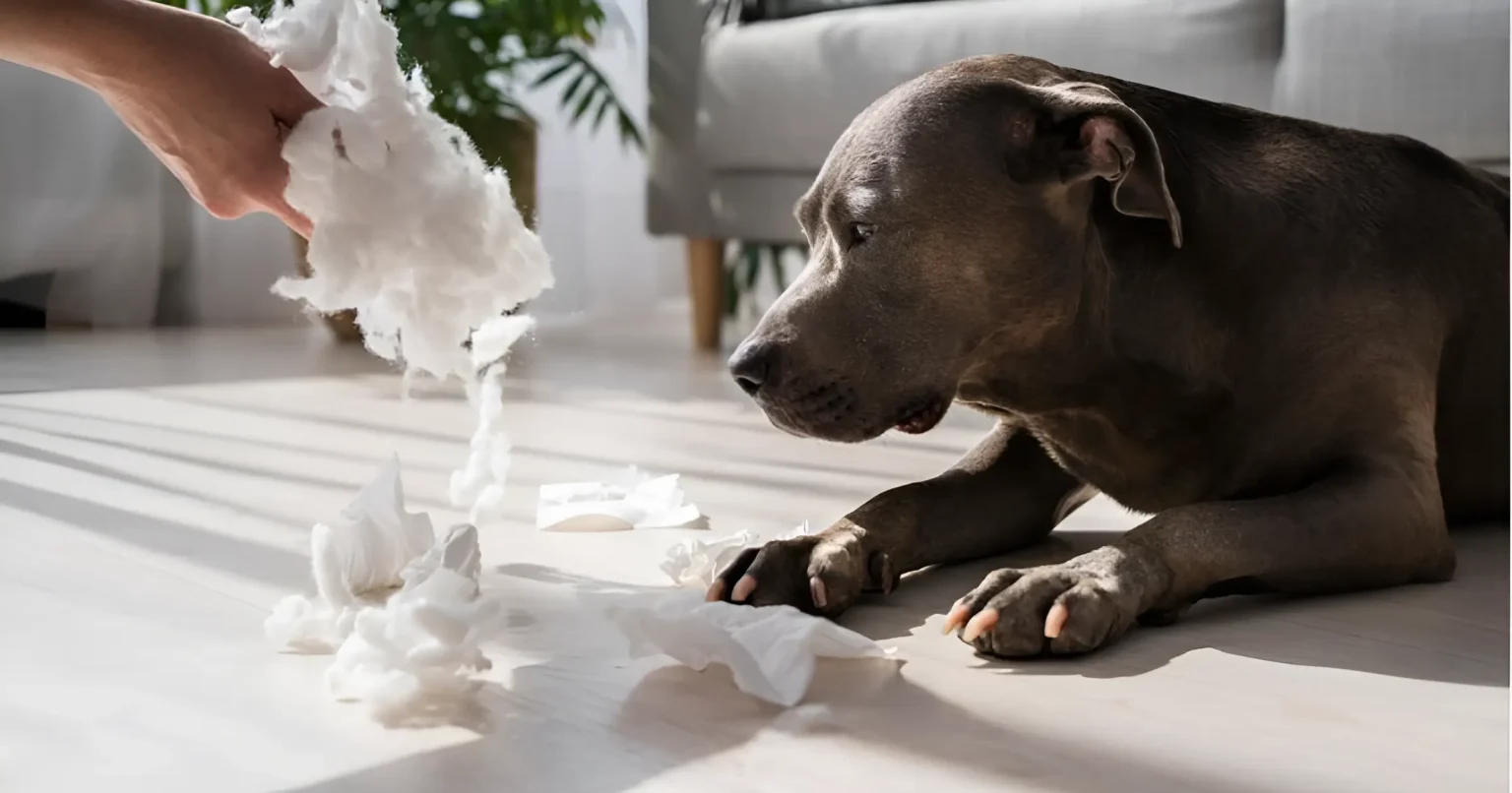 Dog Ate Paper Towel