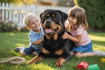 are rottweilers good with kids