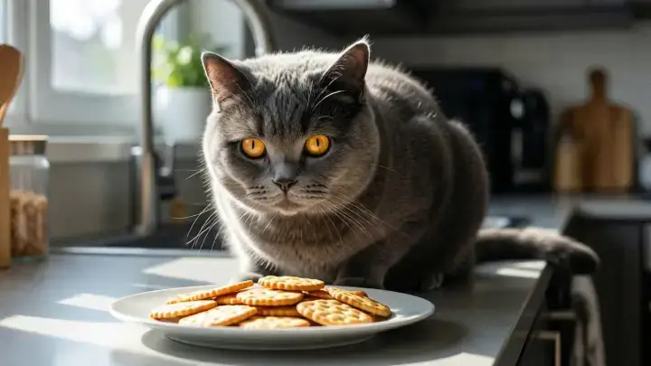 can cats eat crackers