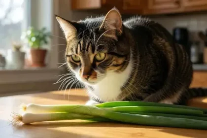 can cats eat green onions