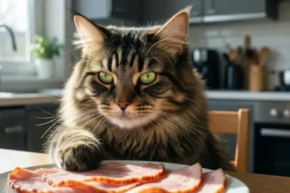 can cats eat ham