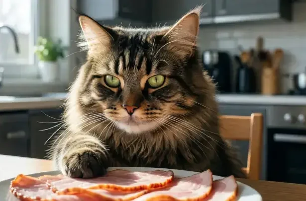 can cats eat ham