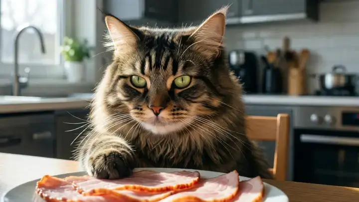 can cats eat ham