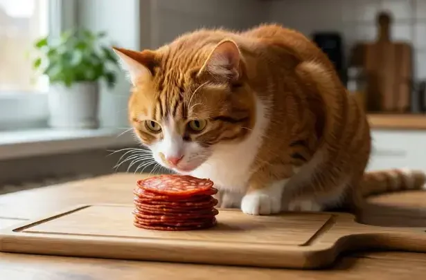can cats eat pepperoni