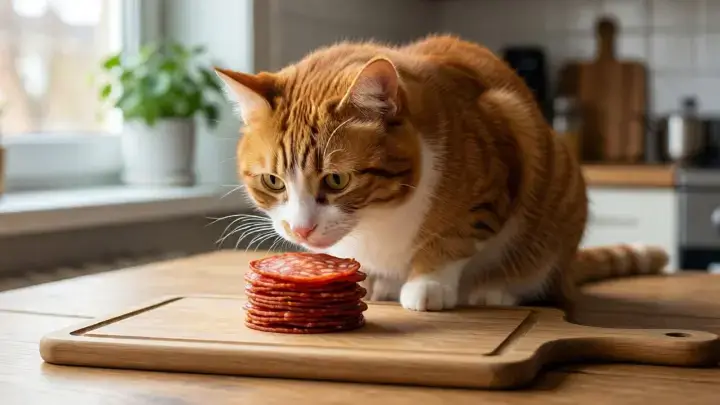 can cats eat pepperoni