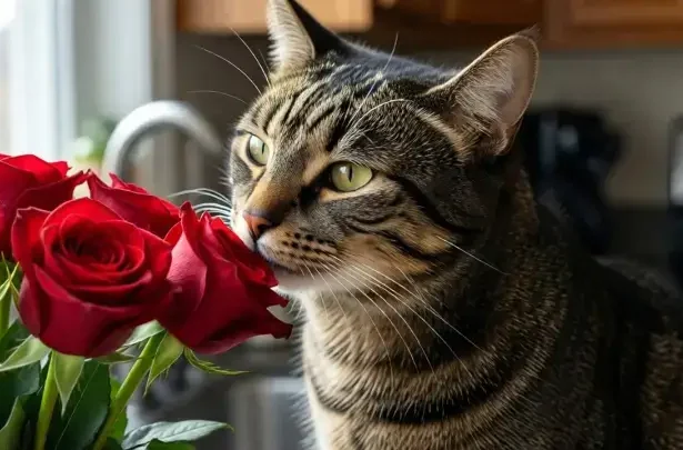 can cats eat roses