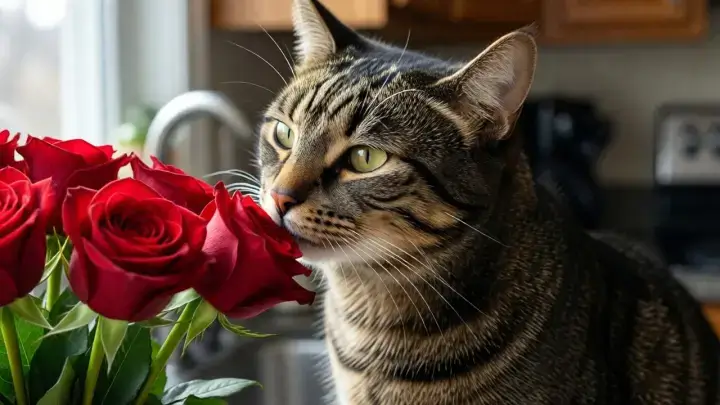 can cats eat roses
