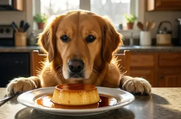 can dogs eat flan