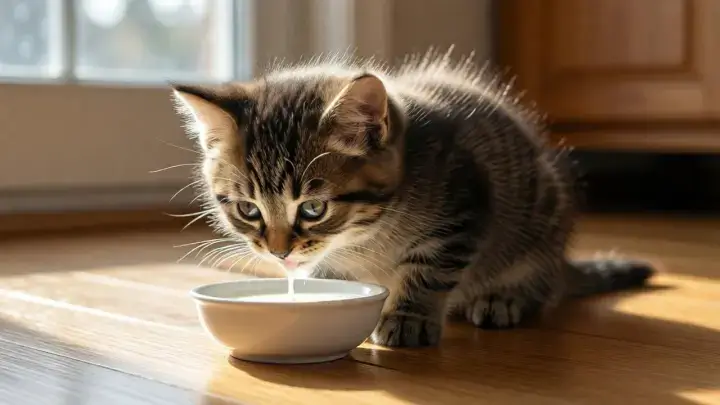 what does cat milk taste like