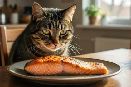 can cats eat cooked salmon
