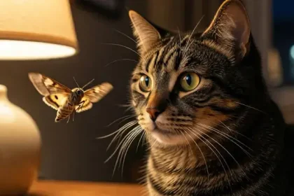 can cats eat moths