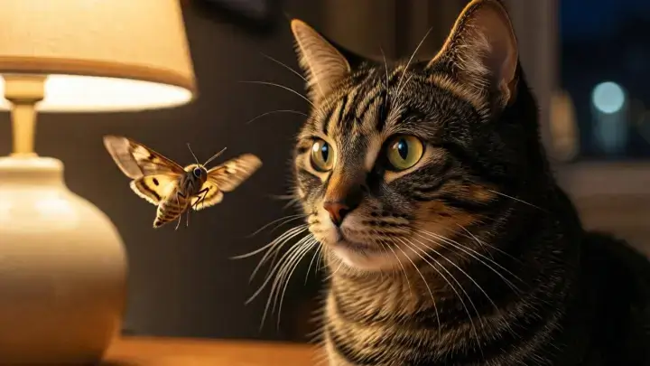 can cats eat moths