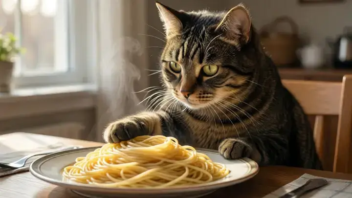 can cats eat spaghetti
