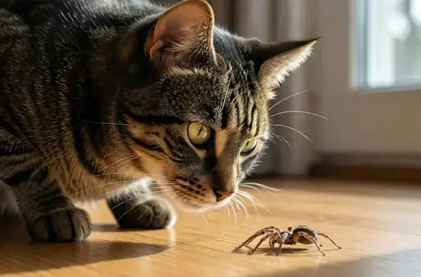 can cats eat spiders
