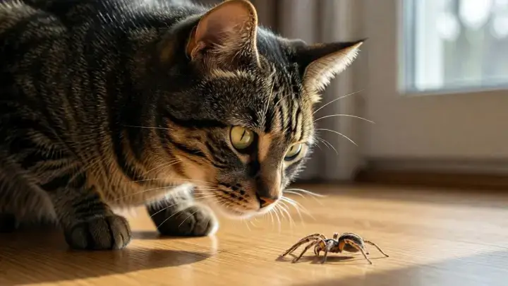 can cats eat spiders