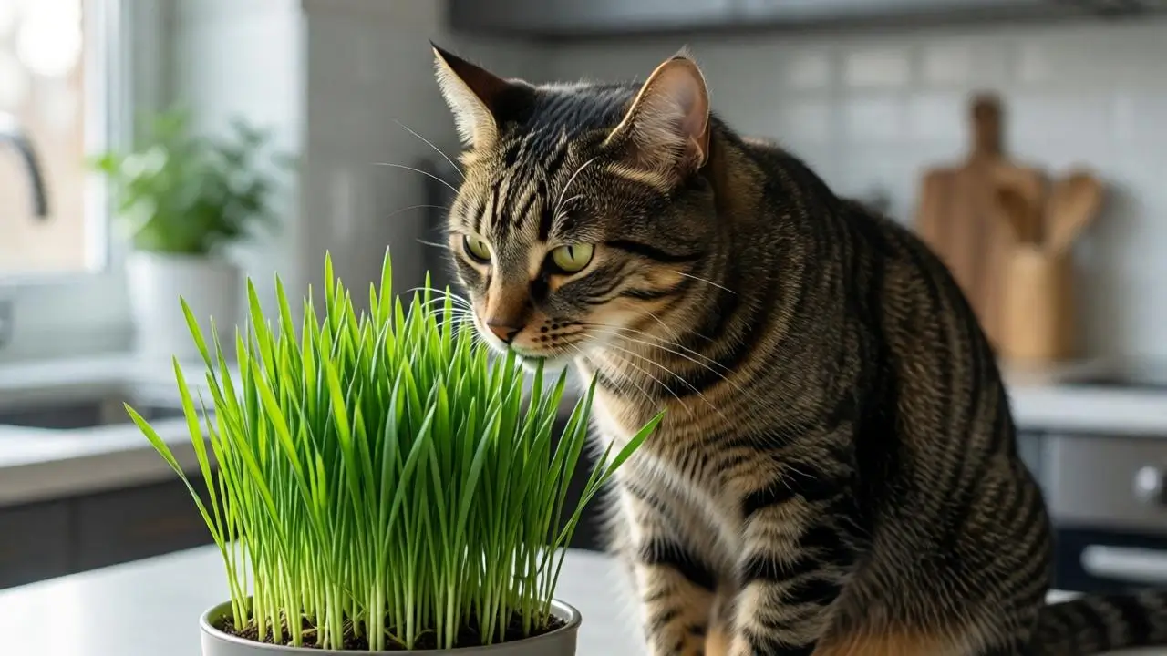 can cats eat wheatgrass